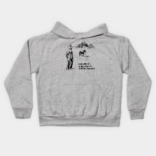 quiet heavy dream Kids Hoodie